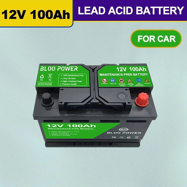 Car Starting 12V 100Ah Lead Acid Car Battery