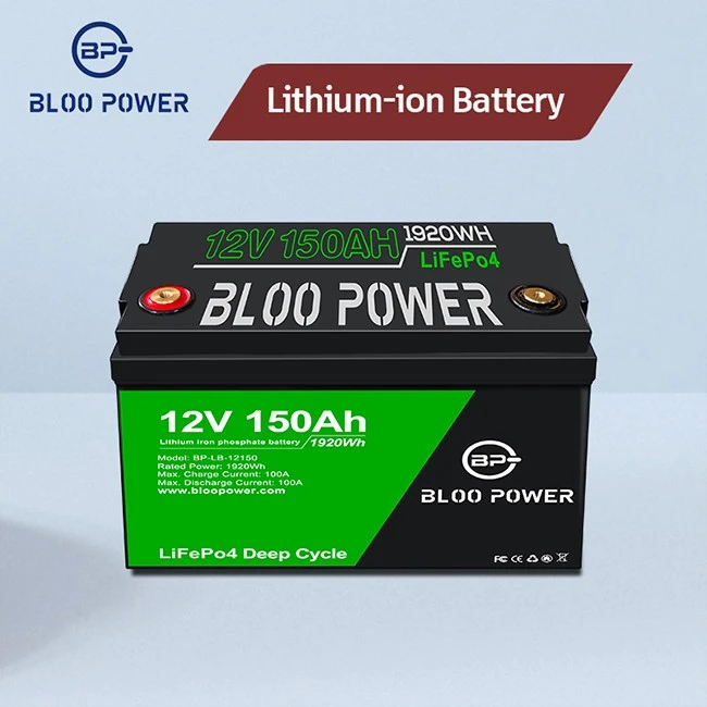 150Ah lithium ion battery pack for for RV solar