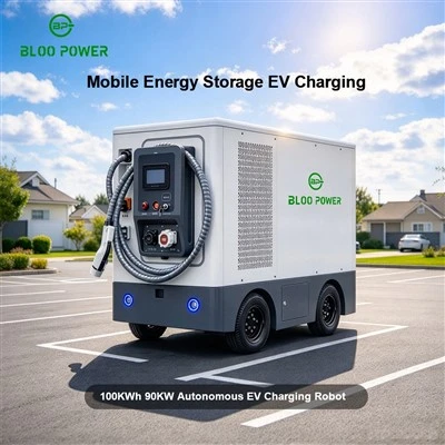 Robot Pengisian EV Otonom 100KWh 90KW Dengan Navigasi Cerdas Dan Kemampuan Pengisian Otomatis